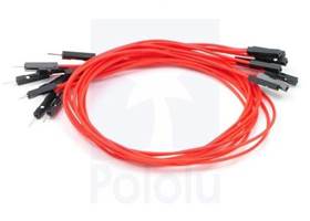 Premium Jumper Wire 30cm M-F Red